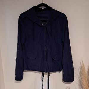 Lydelle Dark Blue Utility Jacket Size M B110